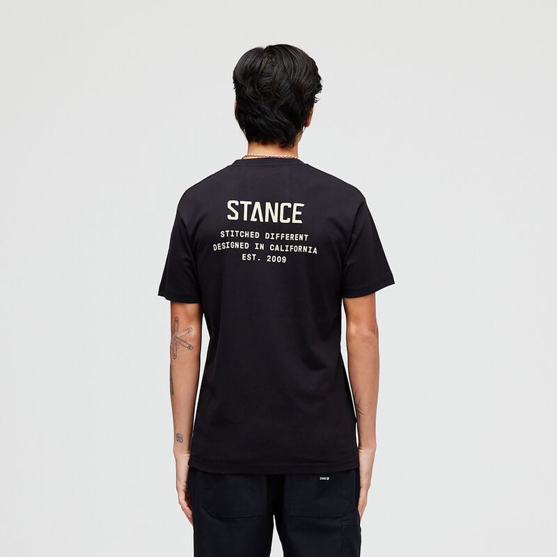 A3SS1A24ST | STANCE ESTABLISHED SS | BLACK | L