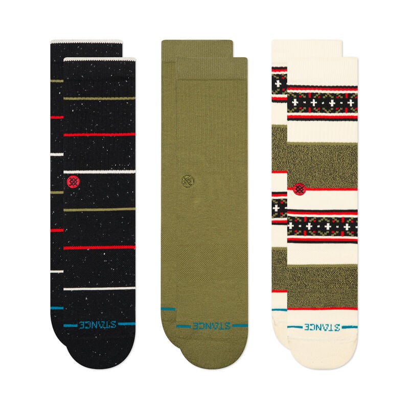 Cotton Crew Socks 3 Pack