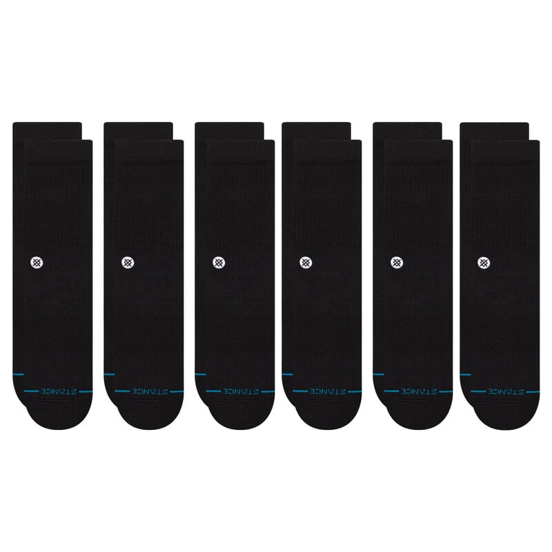 6 Pack Crew Socks