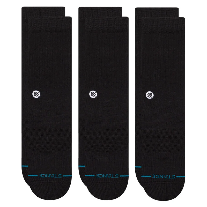 Icon Crew Socks 3 Pack